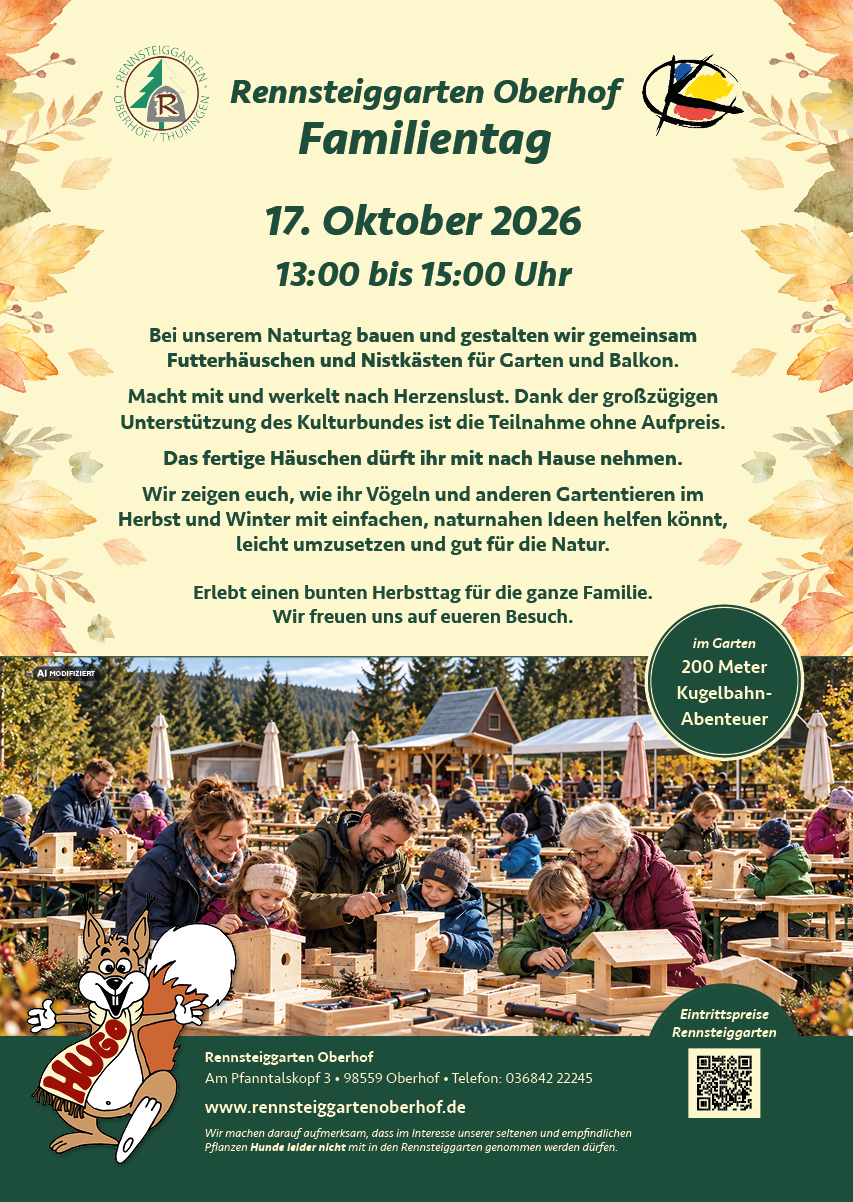 Familientag im Rennsteiggarten