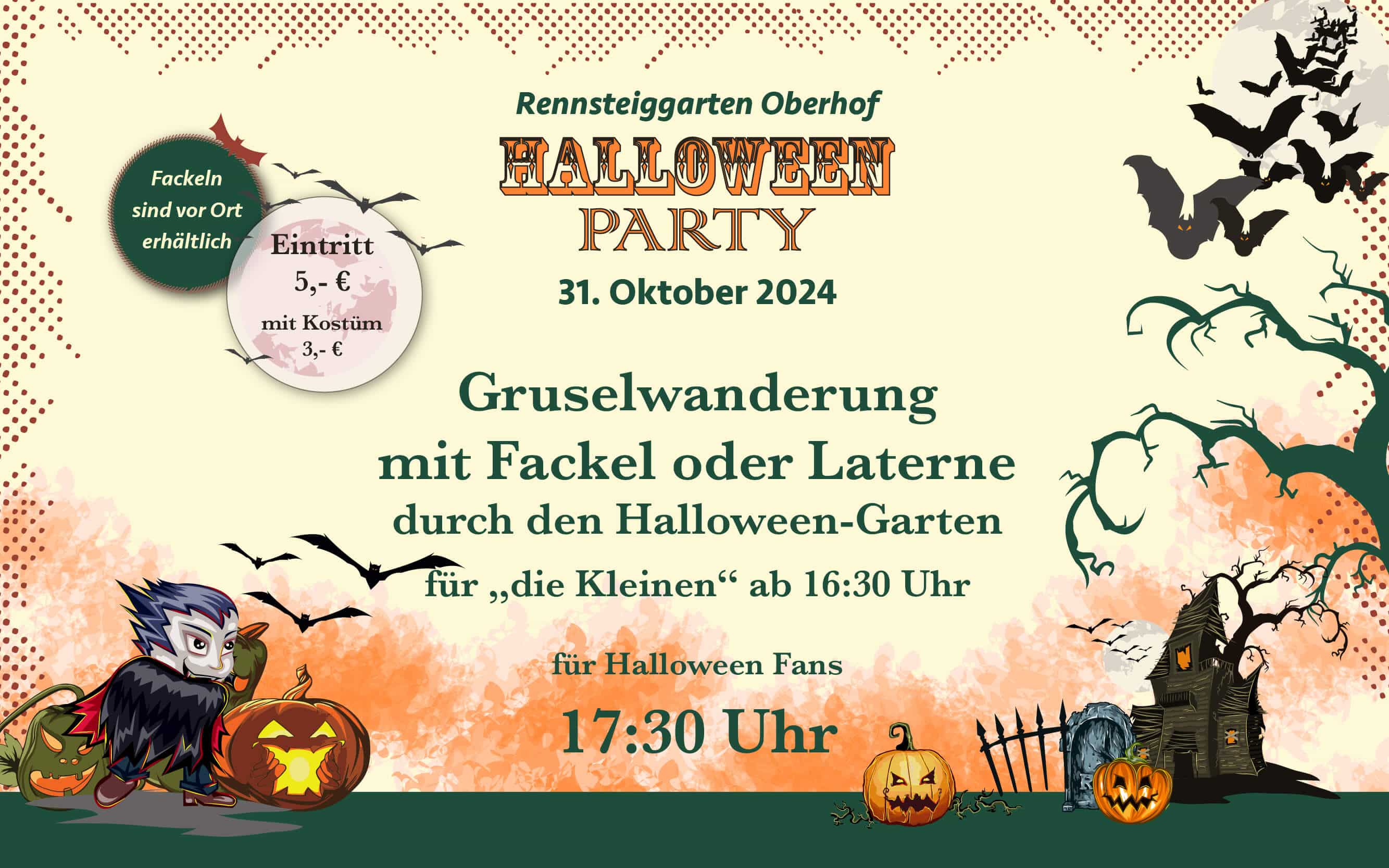 Halloween Party 2024 im Rennsteiggarten Oberhof